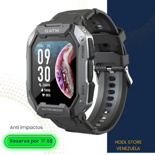 Reloj Smart Watch 5 ATM (Reserva)	​